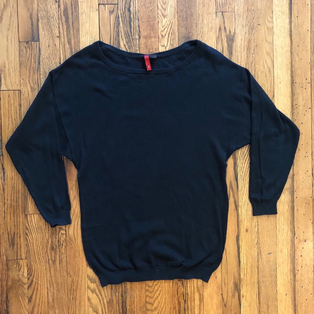 Black oversized long H&M sweater